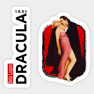 Bela Lugosi - 1931 Dracula Sticker